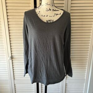 Gilligan and O’Malley XL Sleepwear Top Gray Long Sleeve